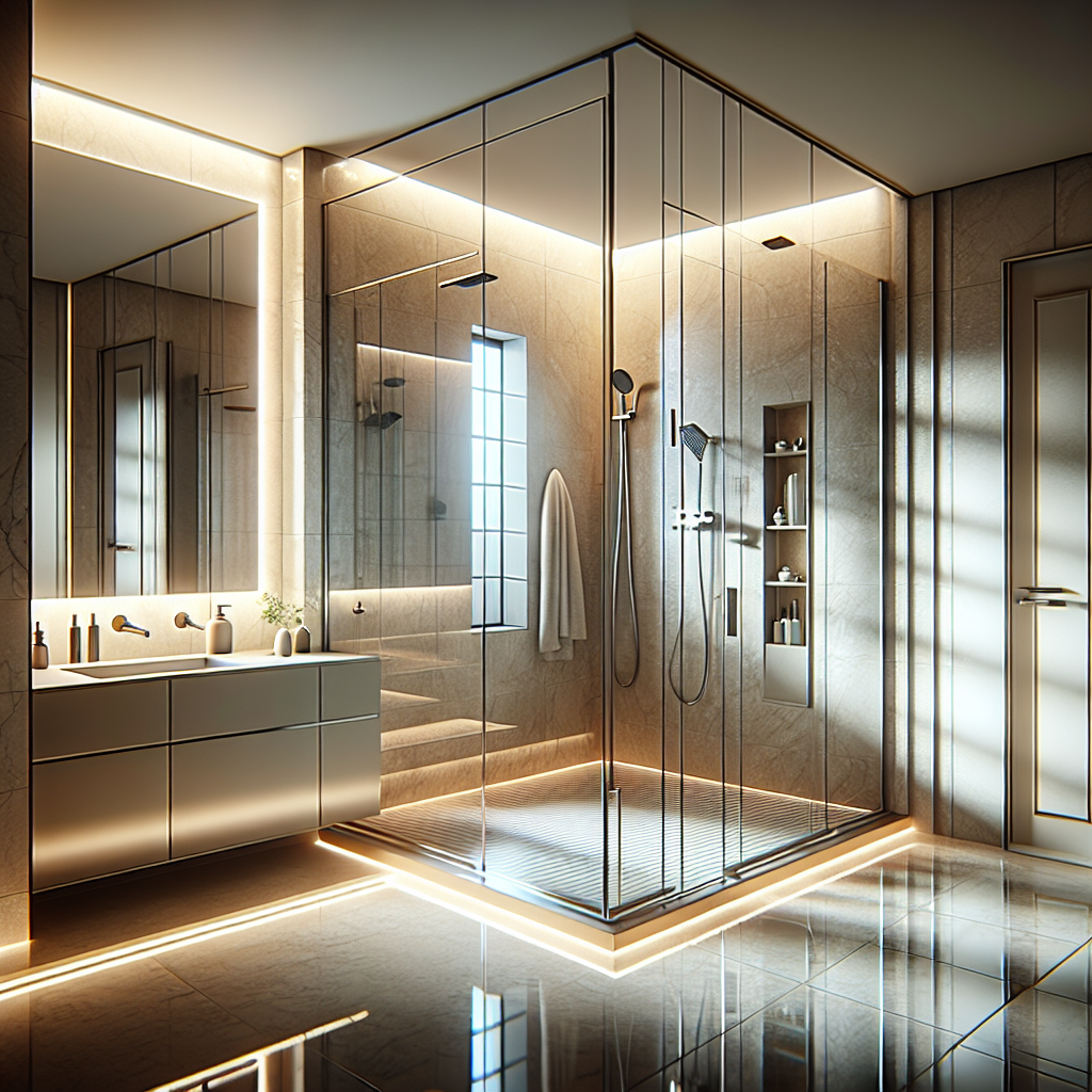 High-quality shower doors enhancing bathroom aesthetics