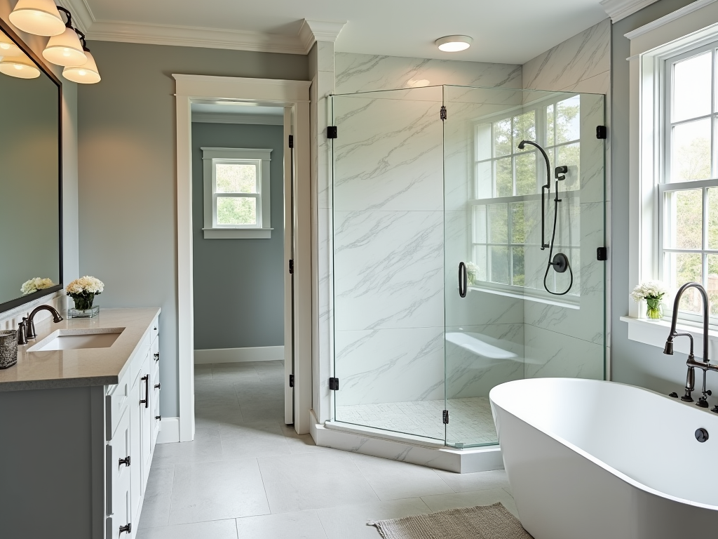 Glass Shower Installers Near Tewksbury MA – Expert Craftsmanship