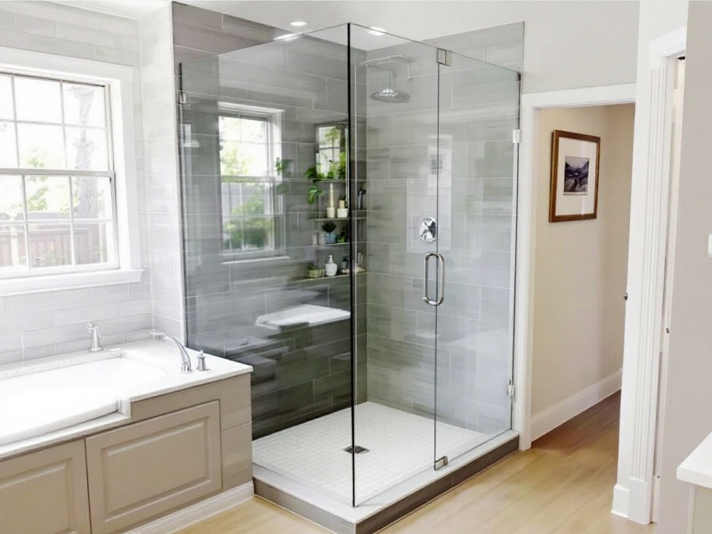 'Specialized shower glass installation guide near Millis, Massachusetts'