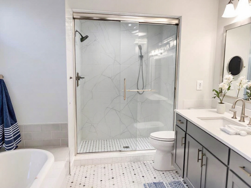 Expertly installed sliding shower doors in Wakefield, MA homes.