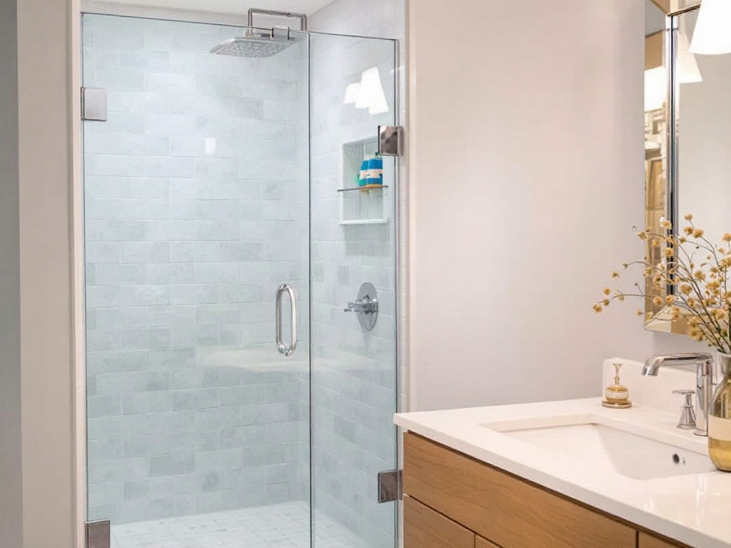 Trained professionals installing shower doors with expertise in Braintree, MA.